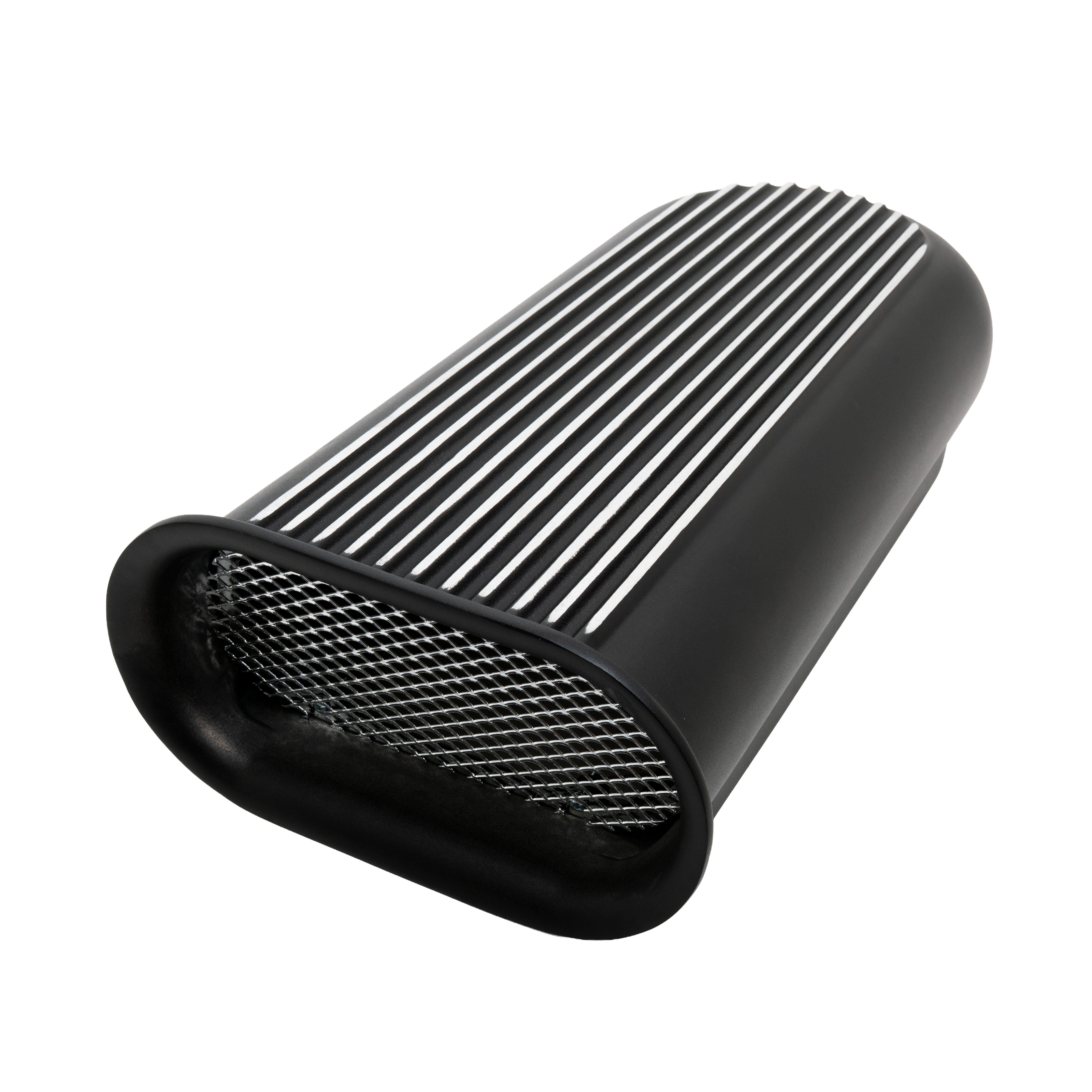Black Hillborn Style Aluminum Air Scoop – Dual Quad – Racing Power