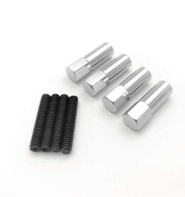 thumbnail image 2 of 4PCS Chrome Valve Cover Wing Bolts For Chevy V8 SBC 283 350 - 1/4-20 Thread 2 of 6