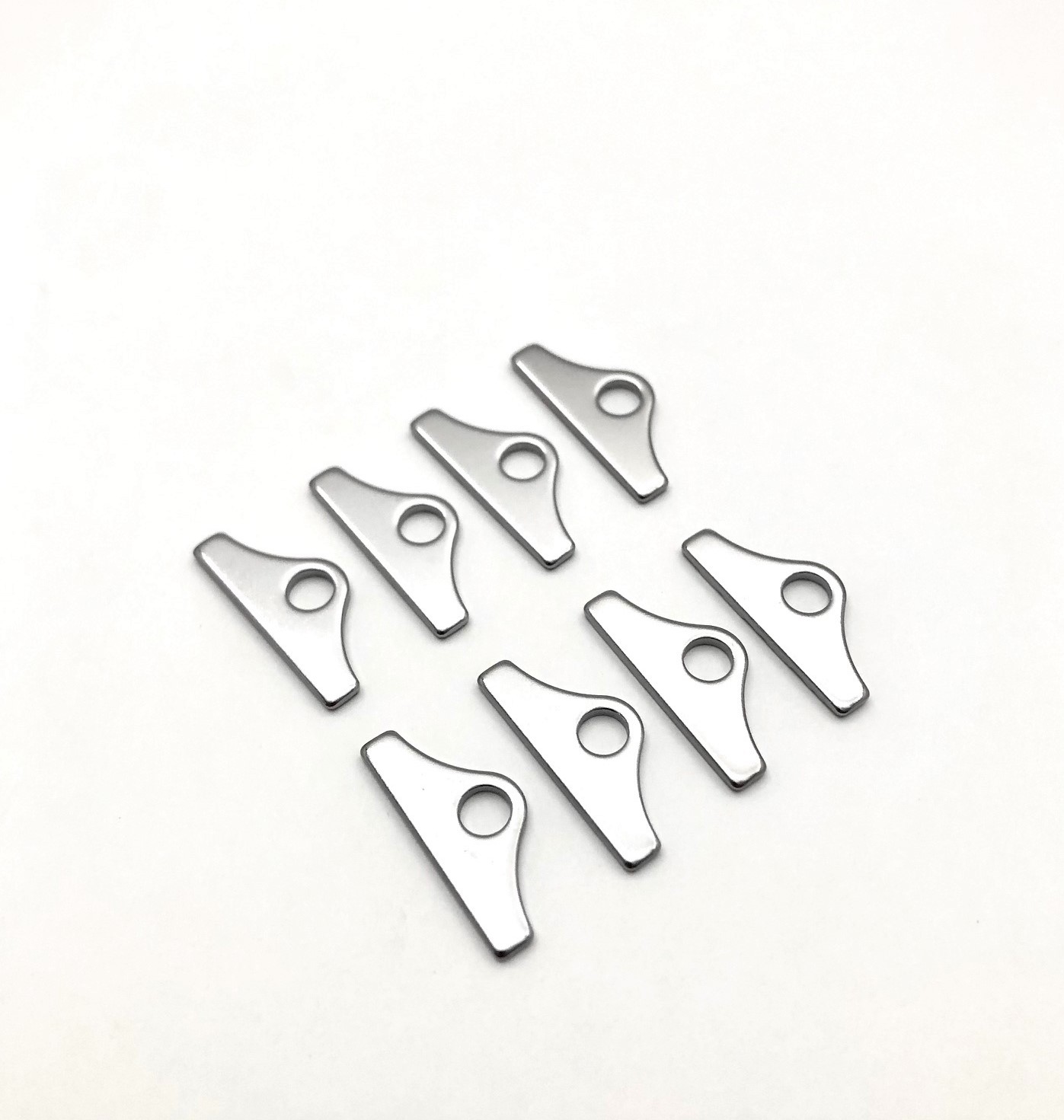 8pcs 3" Vehicle Valve Cover Spreader Bar Aluminum Alloy Valve Hold Down Tab For Chevy 283 305 Engines