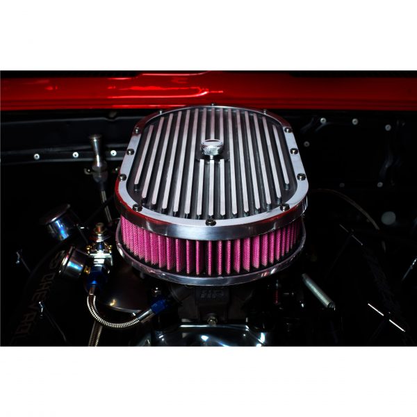 12″ Super Flow Oval Air Cleaner Set – Chrome/Black – Racing Power Company