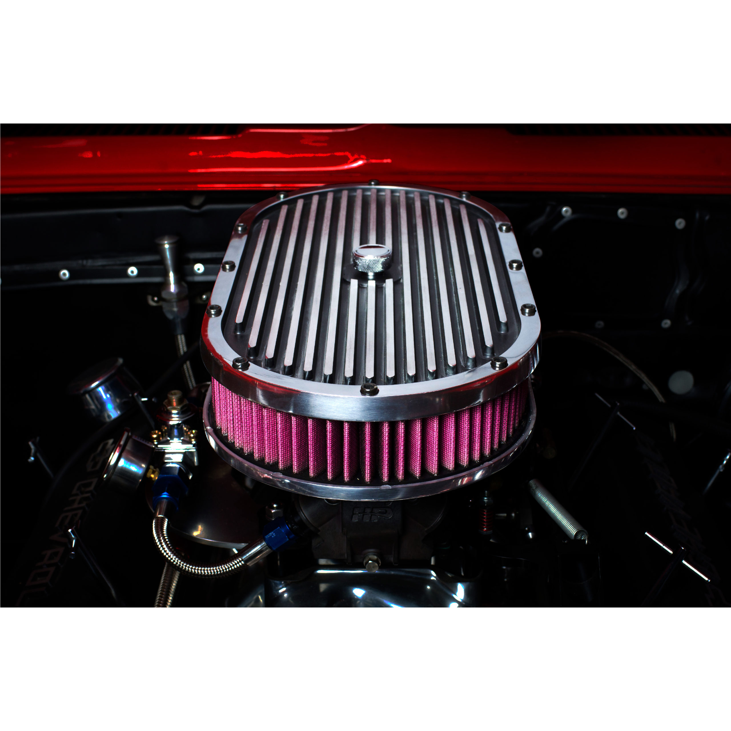 15 Black Oval Air Cleaner Kit - 400 Cubic Inches – Ansen USA